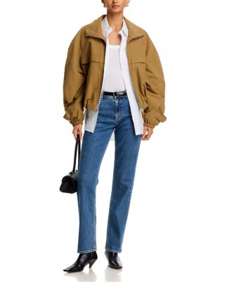 Sutton Mid Rise Slim Straight Cigarette Jeans in Montreal - thumbnail 6