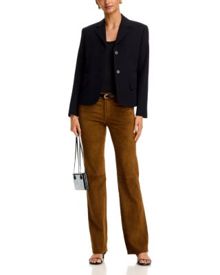 The Suede Rodeo Low Rise Bootcut Jeans in Saddle - thumbnail 2