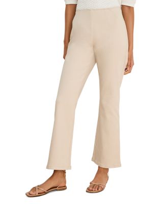 Berkeley High Rise Ankle Bootcut Jeans in Macadamia
