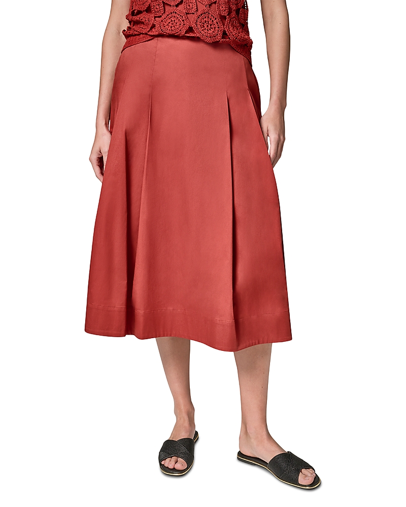 Donna Karan New York Pleated Midi Skirt