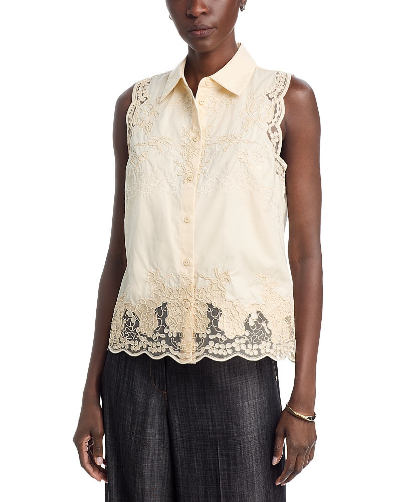 Elie Tahari The Ivy Lace Blouse