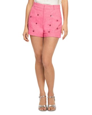 Linen & Cotton Wildflower Paillette Tora Shorts