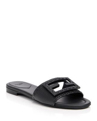 Women's Baguette Leather Selleria Slides