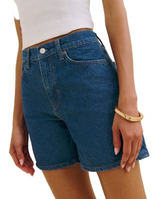 Ray Mid Rise Denim Shorts