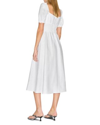 reformation linen white dress Reformation Belgium Linen Dress White Size 10