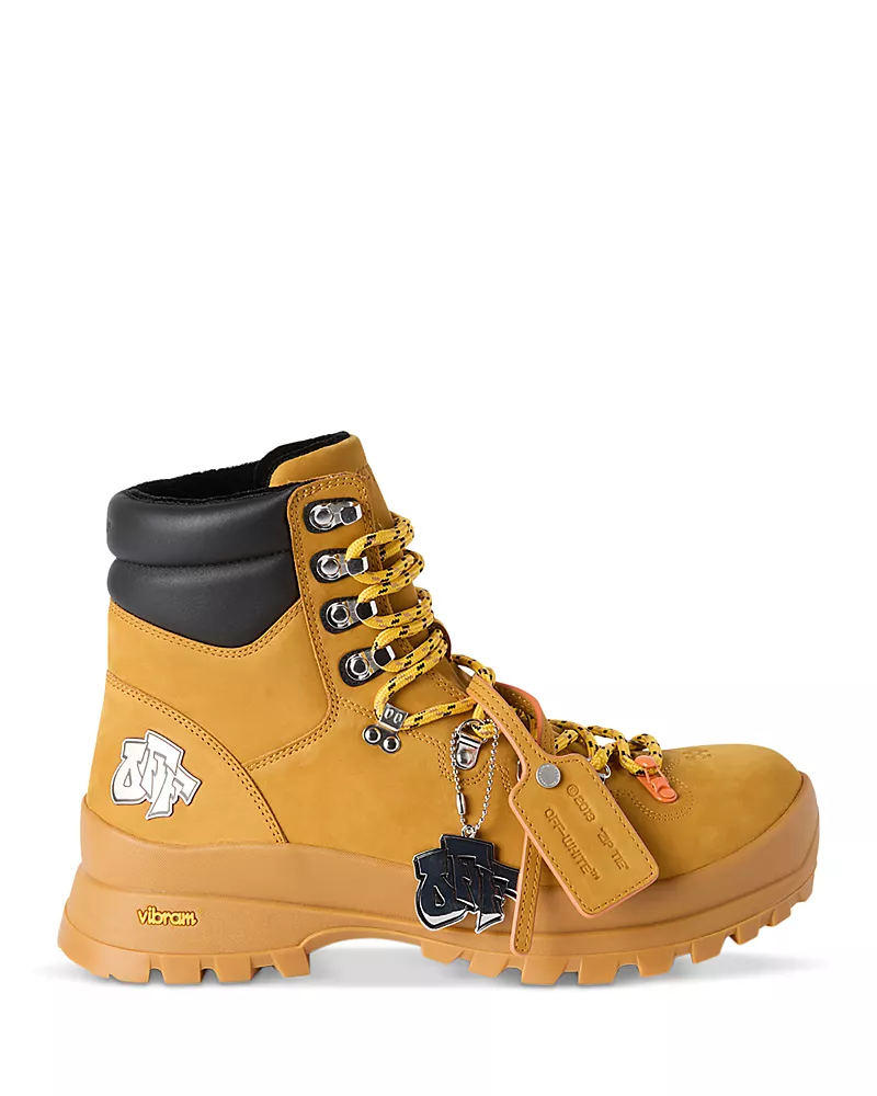 Off-White Men's Hiking Leather Boots