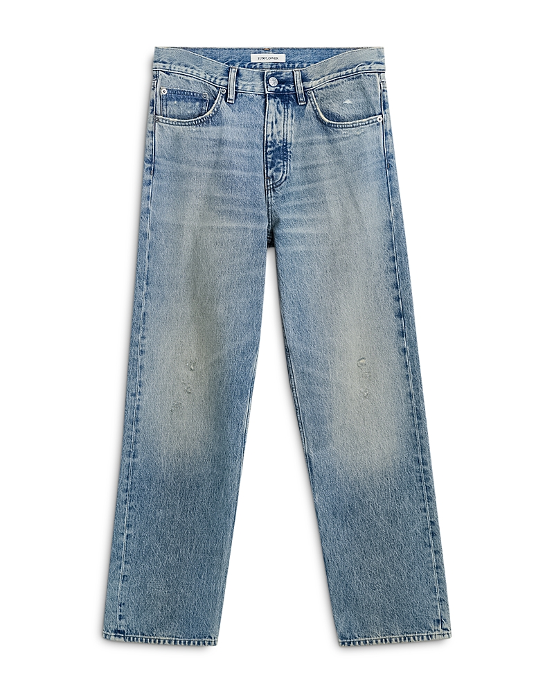 Sunflower Loose Fit Faded Jeans in Light Worn