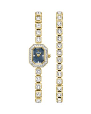 Box Set Crystal Bracelet & Watch, 15mm