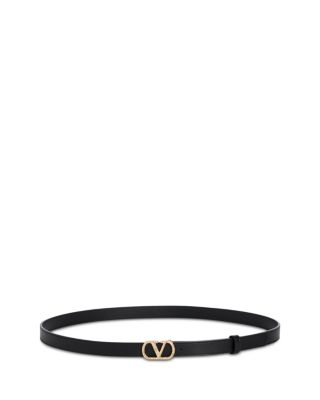 Women's VLogo Leather Belt