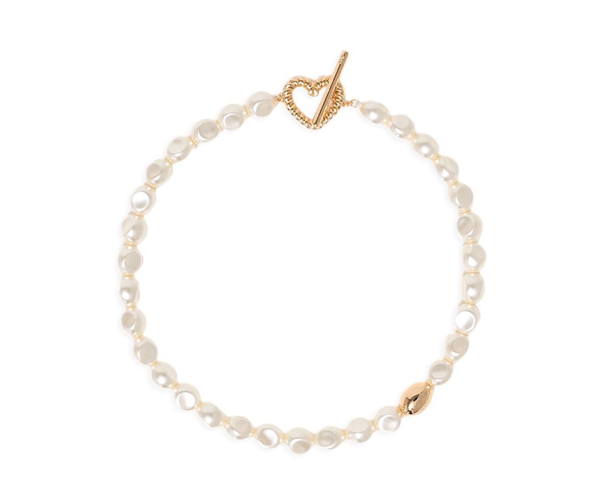 Maje Imitation Pearl Choker Necklace