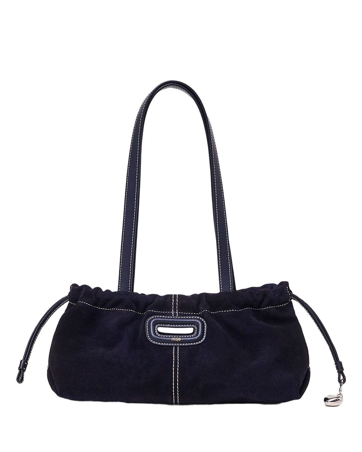 Maje Milpli Gazette Suede Tote