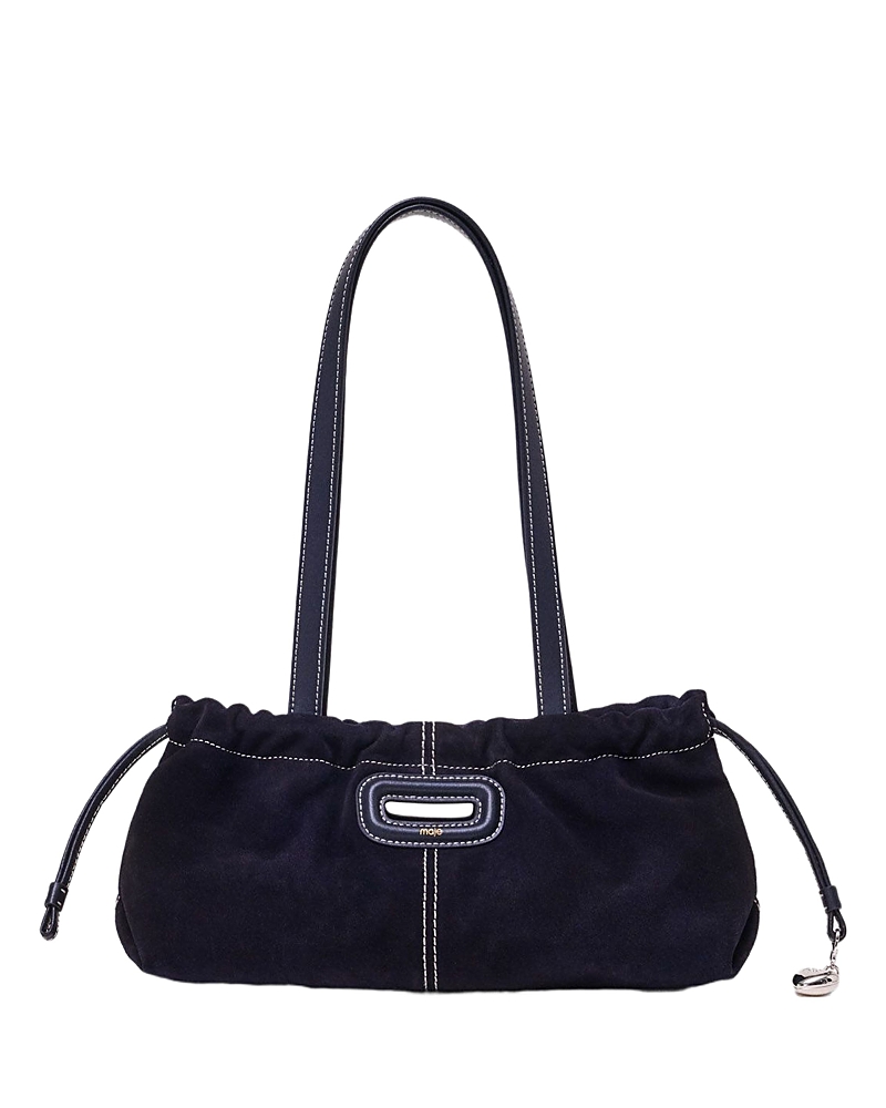 Maje Milpli Gazette Suede Tote