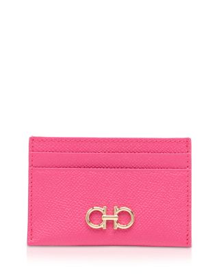 Gancini Leather Card Case