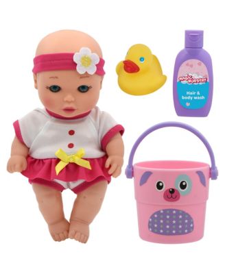  Bath Safe 8" Baby Doll Bath Time Playset, Ages 2+