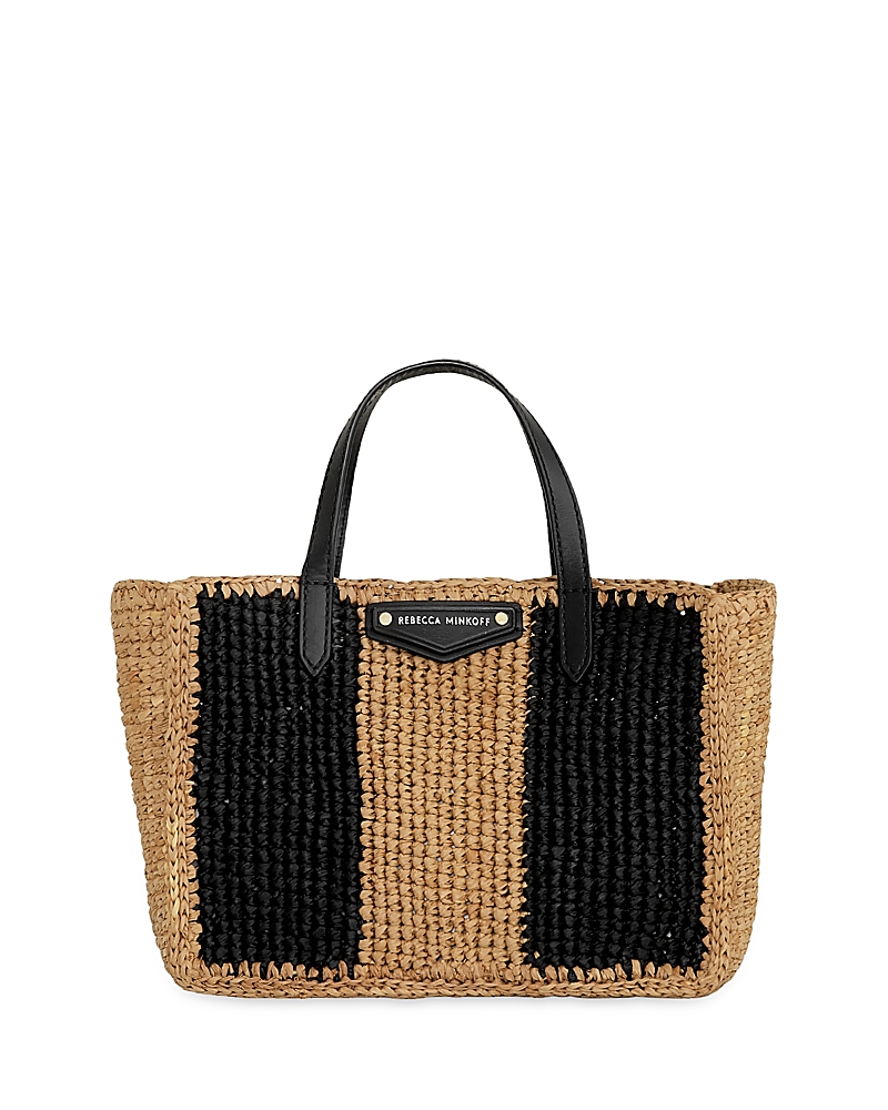 Rebecca Minkoff Mini Raffia Tote · OS