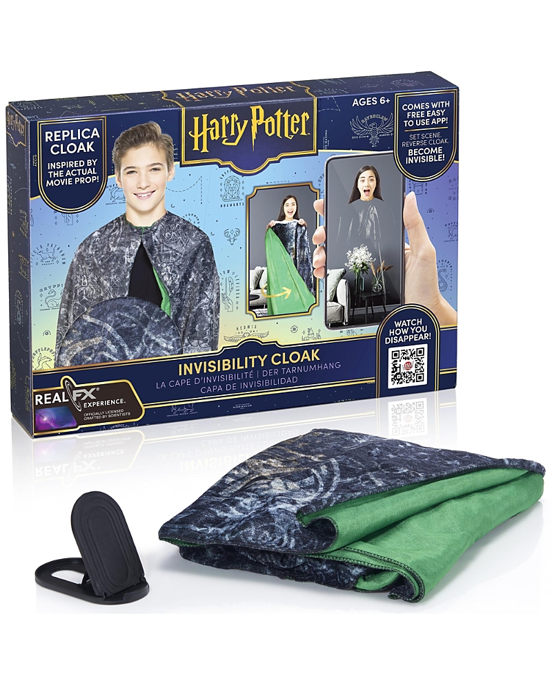 Wow! Stuff Harry Potter Invisibility Cloak Luxury Navy Fabric Robe, Ages 6+