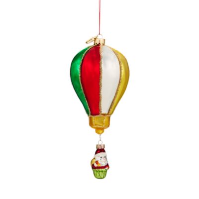 Balloon Santa Ornament - Exclusive