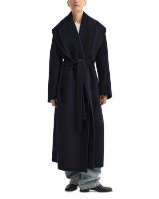 Signature Double Faced Wool Scarf Coat