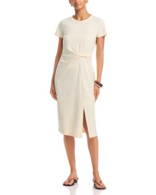 Twist Front Knit Dress
