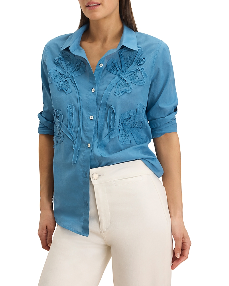 Nic+Zoe Petites Dimensional Bloom Shirt