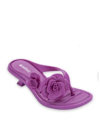  Women's Thong Kitten Petal Heels