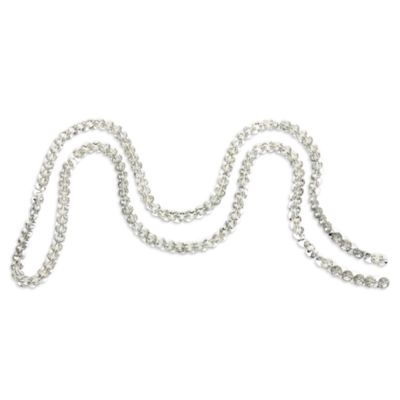 Silver Tone Jeweled Garland
