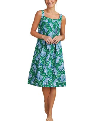 Tiger Queen Back to Bed Cotton Nightgown