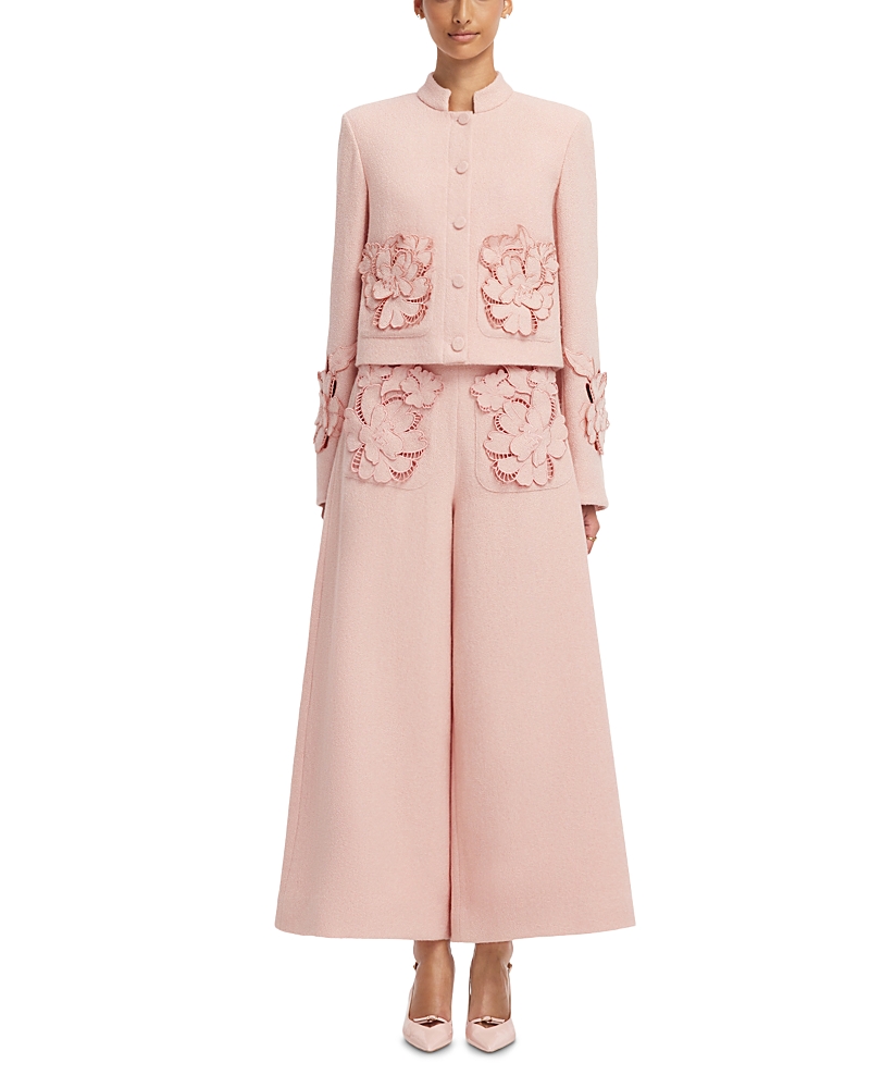 Leo Lin Blythe Applique Tweed Jacket
