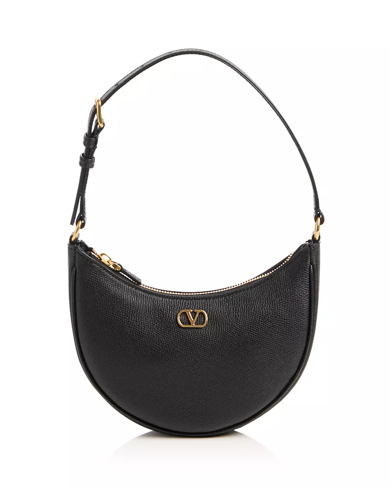 Valentino Garavani VLogo Mini Leather Hobo Bag