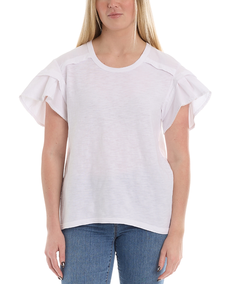 Wilt Clothing Ruffle Short Sleeve Tee