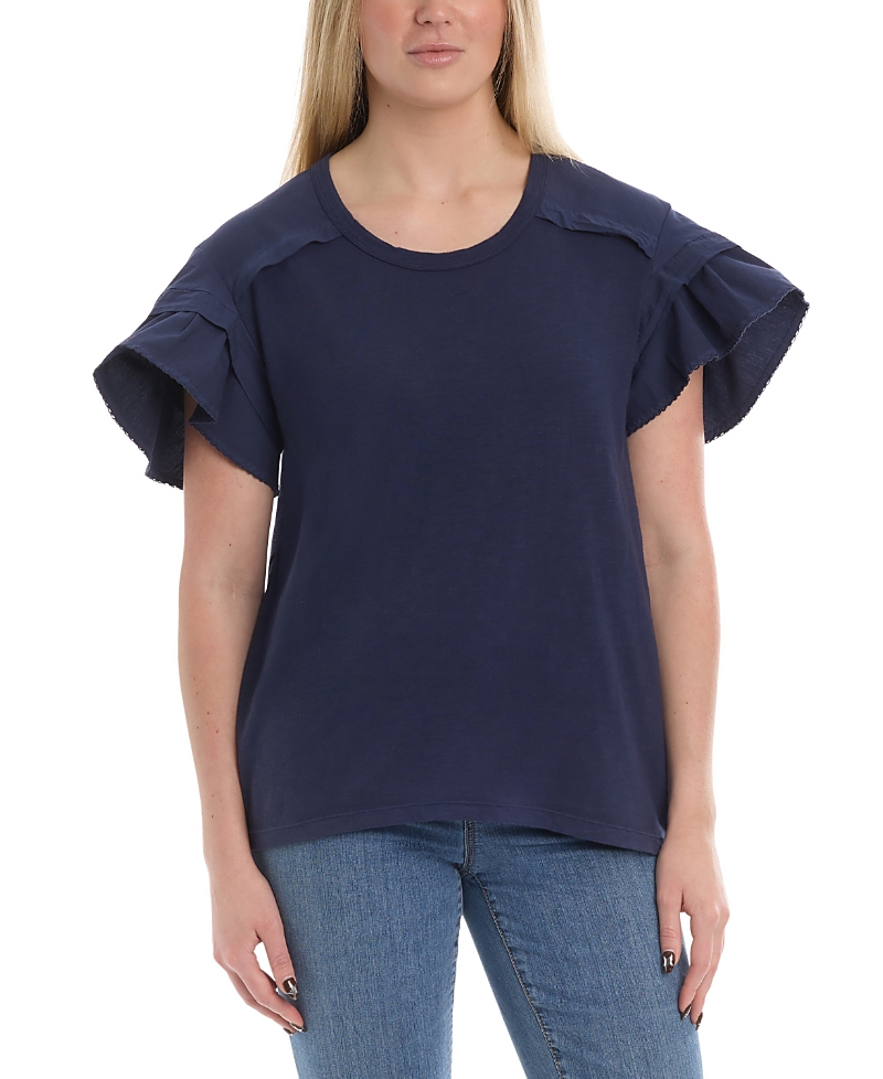 Wilt Clothing Ruffle Short Sleeve Tee