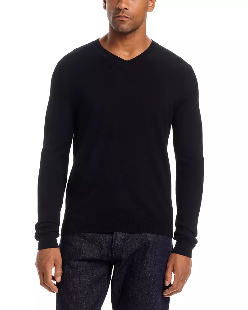 The Men's Store at Bloomingdale's V-Neck Merino Wool Sweater - Exclusive