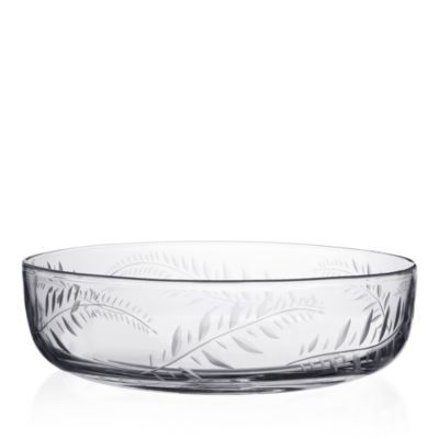Jasmine Etched Large Centerpiece Dish