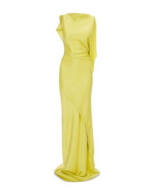 Sleeveless Draped Gown