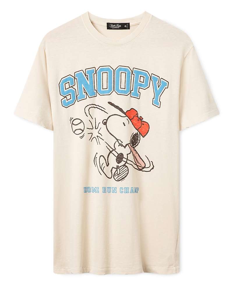 Junk Food Clothing Unisex Snoopy Homerun Champ Vintage Tee