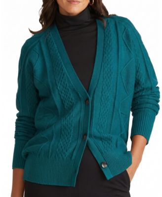Universal Standard — Universal Standard Women's Plus Cable Knit Cardigan