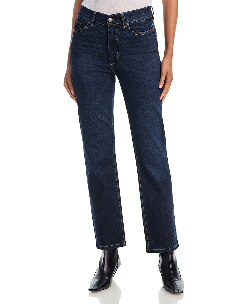 DL1961 Halle Straight High Rise Instasculpt Jeans in Crescent Harbor