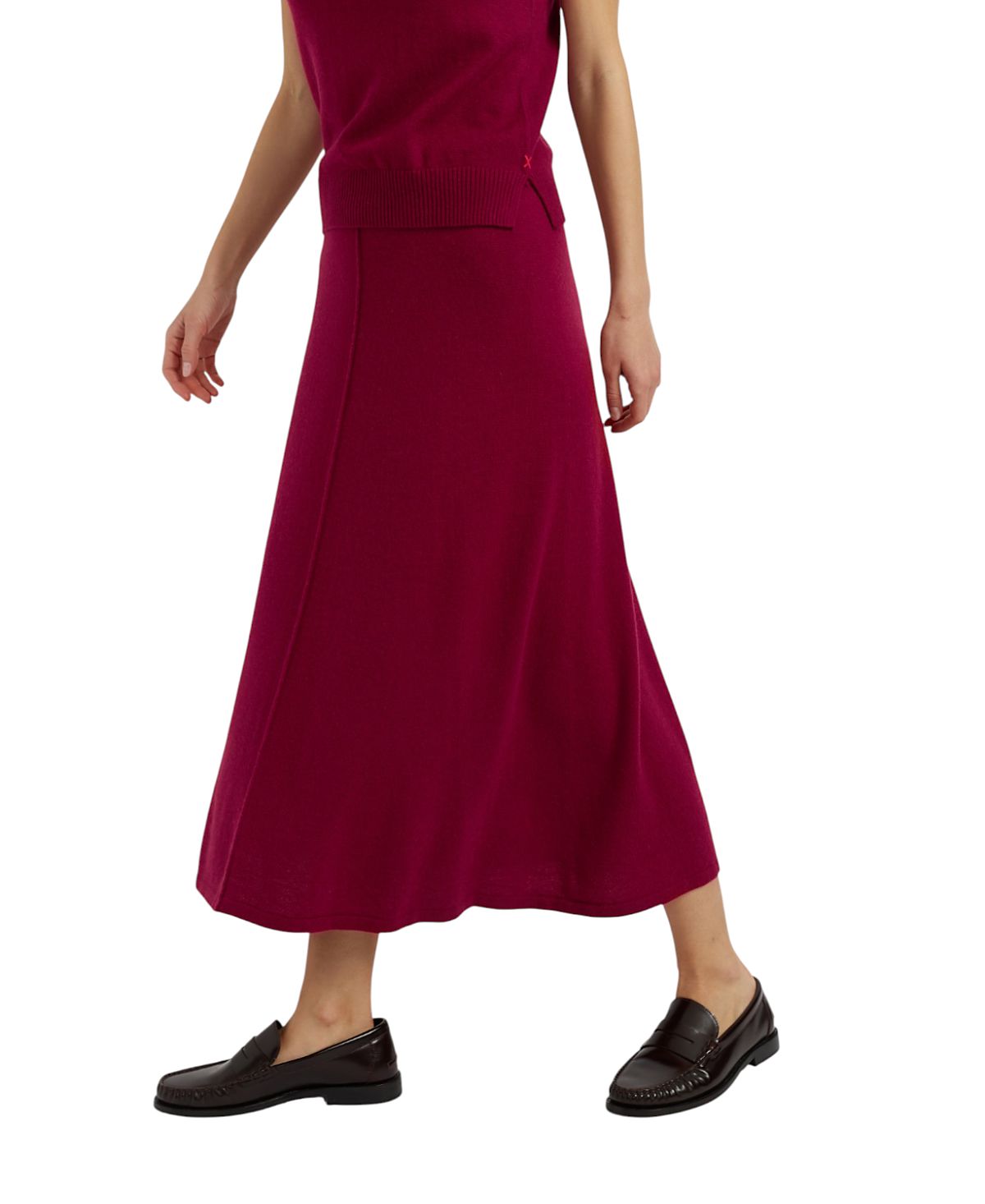 Chinti & Parker Women's Wool Cashmere Midi Skirt
