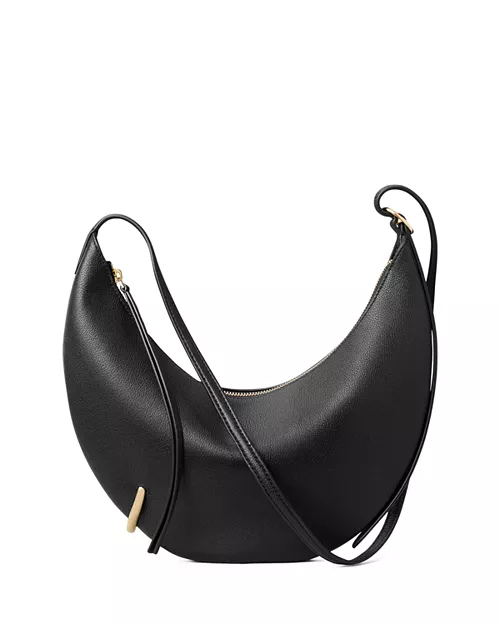 Pierced Leather Crossbody