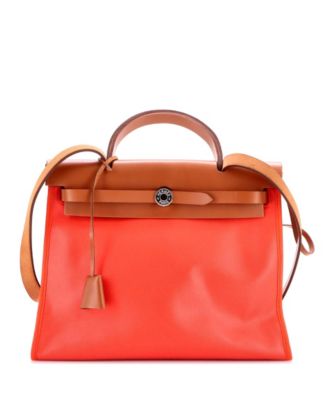 31 Herbag Zip Berline Vache Canvas and Leather