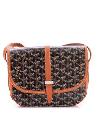  PM Belvedere III Messenger Bag Coated Canvas with Leather