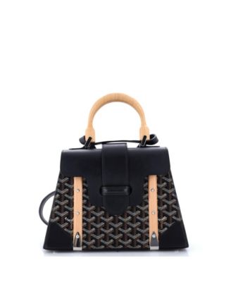  PM Saigon Top Handle Bag Coated Canvas with Leather