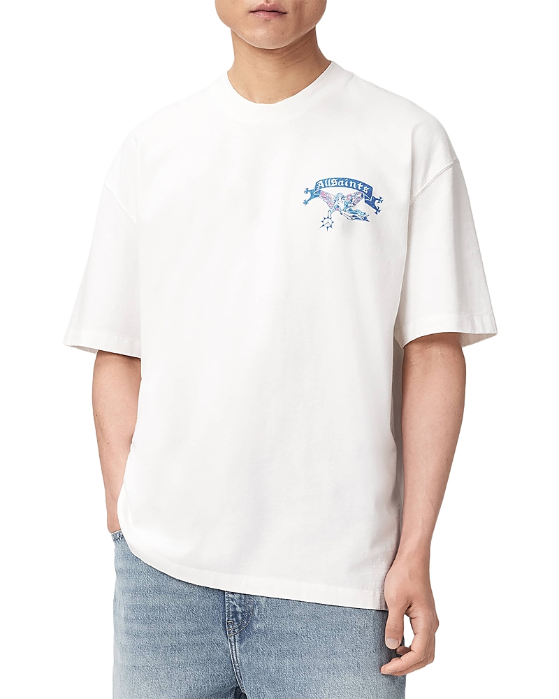 Allsaints Reaper Crayon Logo Graphic T-Shirt