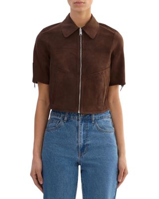 Sevana Reversible Suede Leather Jacket