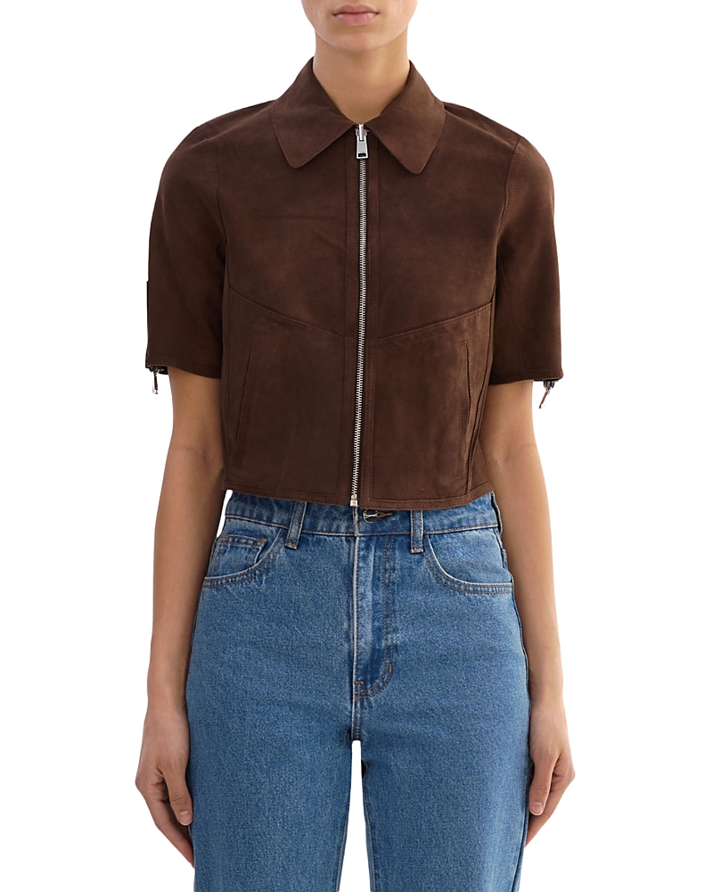 Lamarque Sevana Reversible Suede Leather Jacket