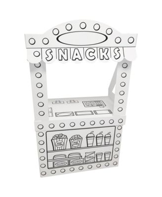  Movie Theater Snack Stand Cardboard Cinema, Ages 3+