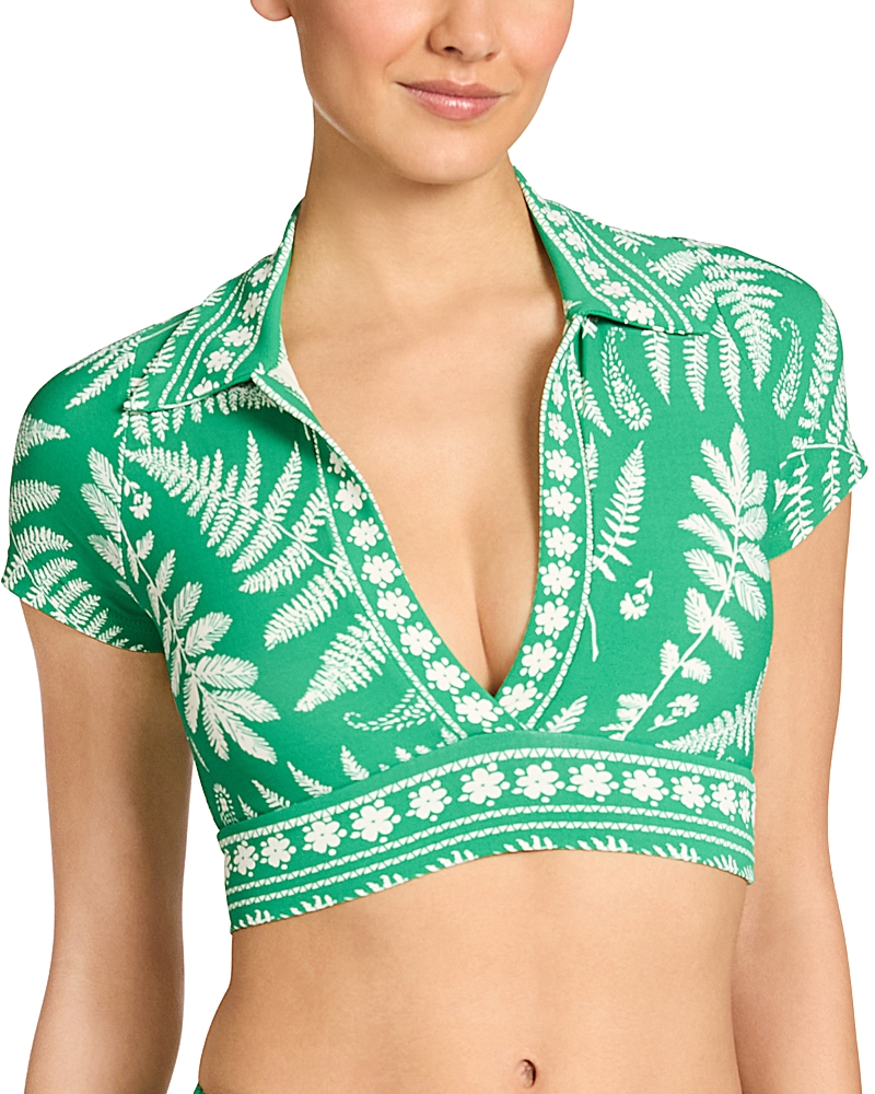 Robin Piccone Hailey T Shirt Plunge Bikini Top