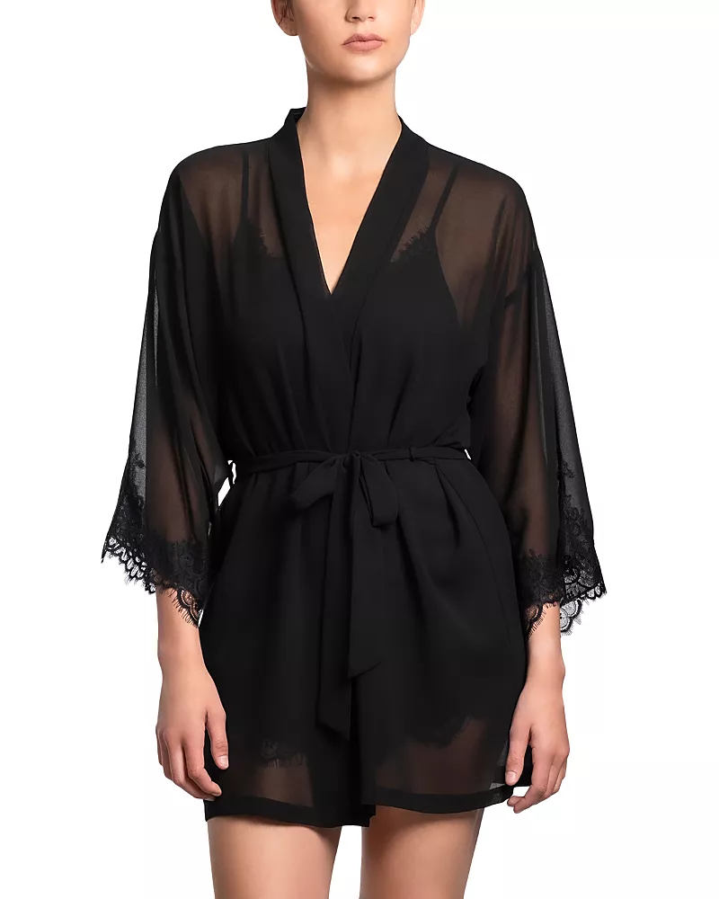 In Bloom by Jonquil Chiffon Wrap Robe