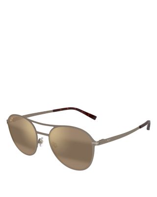 Half Moon Round Sunglasses, 53mm