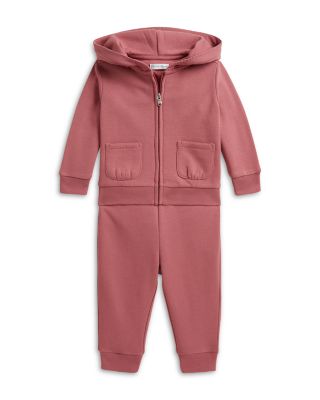 Girls' Picot-Trim Fleece Hoodie & Jogger Pant - Baby